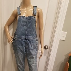 Denim overalls